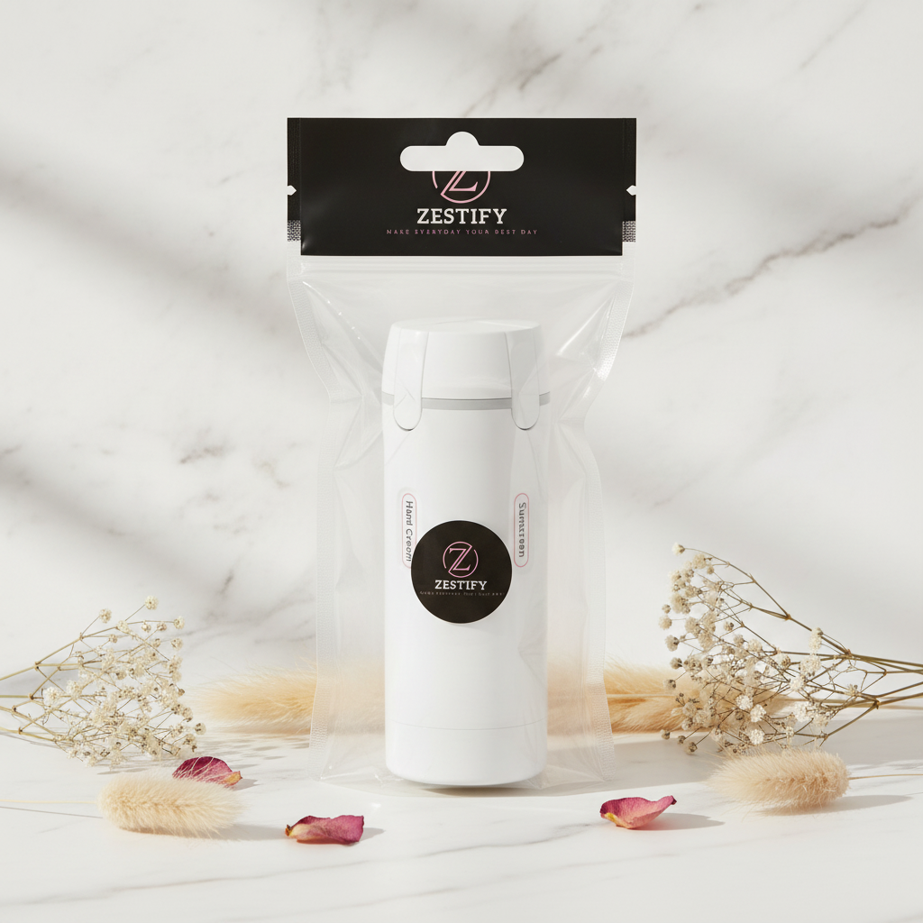 Zestify White Bottle in Branded Bag
