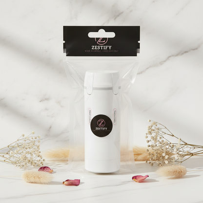 Zestify White Bottle in Branded Bag